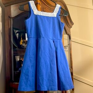 This is a blue dress only wore twice grow out of it pretty fast